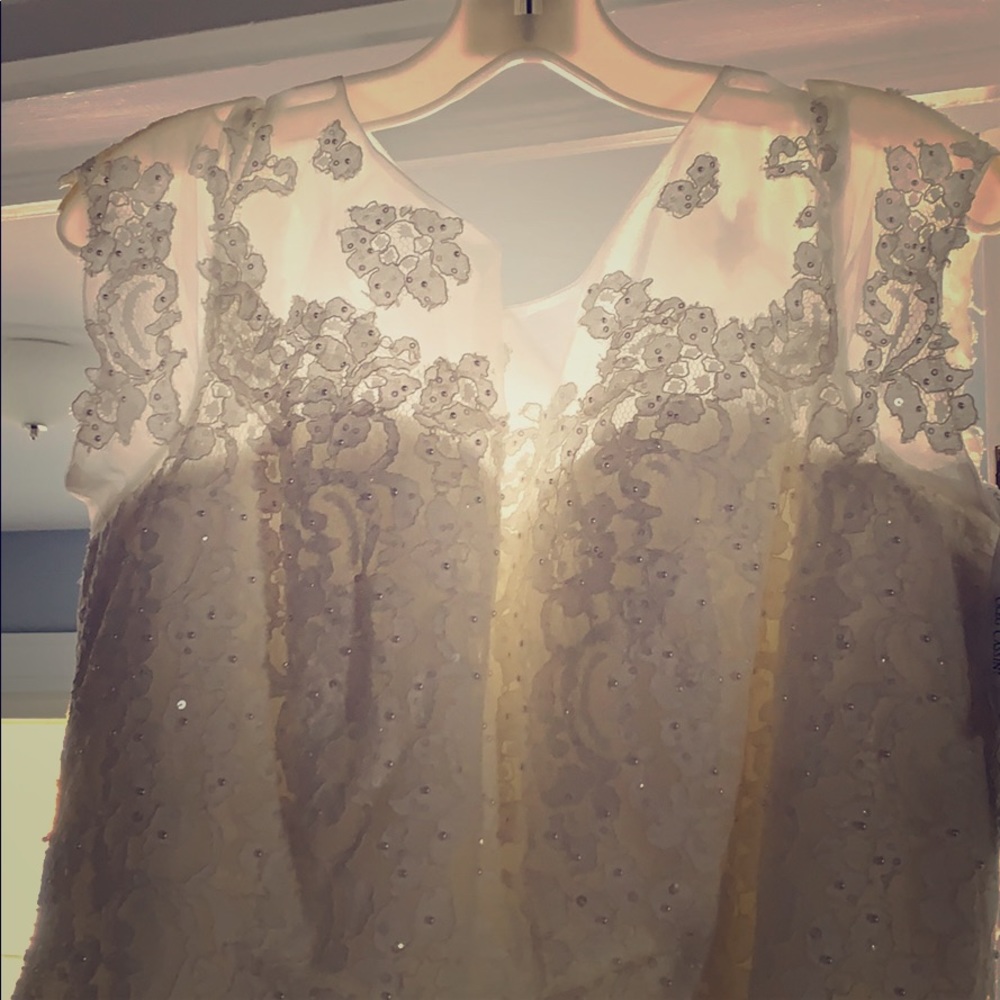 David’s Bridal Oleg Cassini size 16W